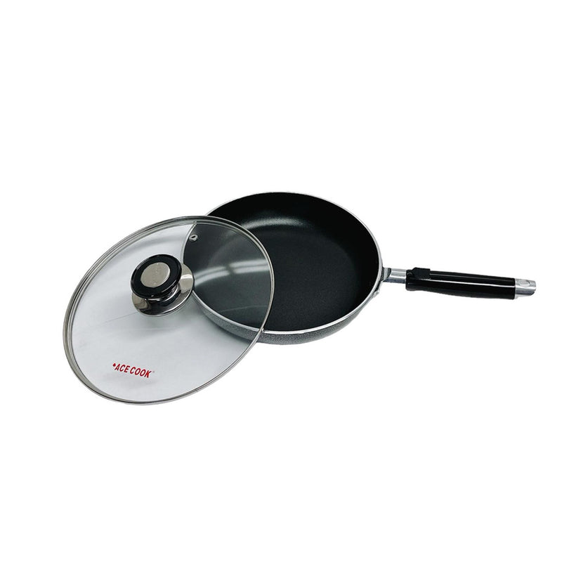 9" (24CM) Non-Stick Coating Frying Pan With Lid Cooking Pot Cookware Kitchen