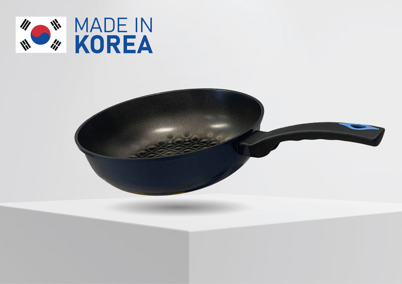 Nonstick 3D Diamond Coating Wok Frying Pan Cookware 11'' (28cm)-MADE IN  KOREA