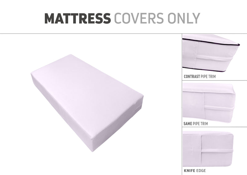 QUEEN SIZE 80" x 60" x 8" Outdoor Daybed Mattress Fitted Sheet |COVER ONLY|