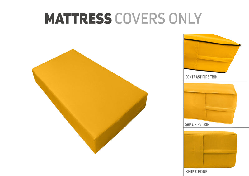 QUEEN SIZE 80" x 60" x 8" Outdoor Daybed Mattress Fitted Sheet |COVER ONLY|