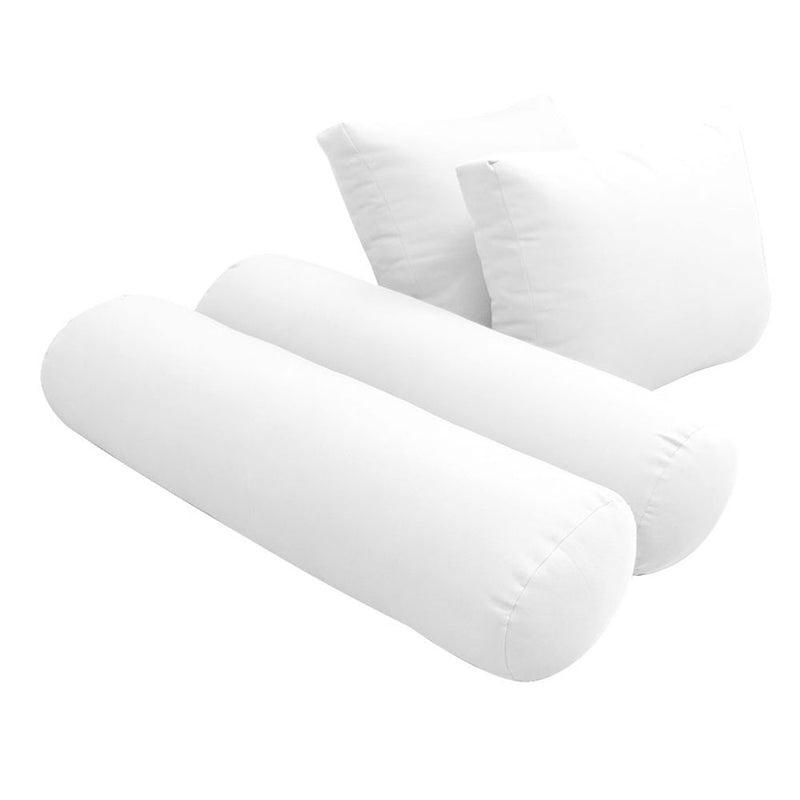 STYLE 1 QUEEN SIZE Outdoor Daybed Bolster Backrest Pillow Cushion |COVERS ONLY|