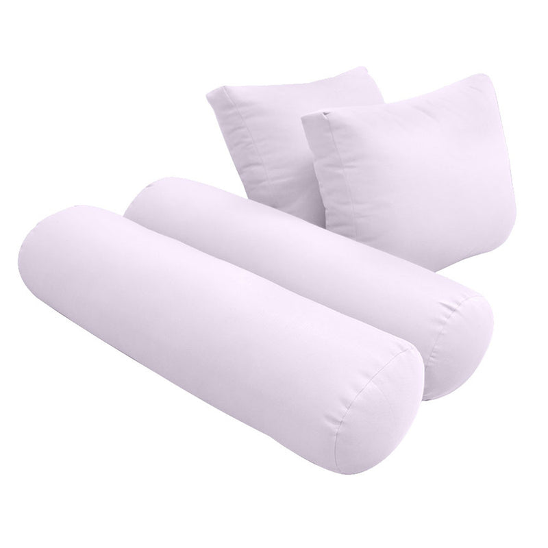 STYLE 1 QUEEN SIZE Outdoor Daybed Bolster Backrest Pillow Cushion |COVERS ONLY|