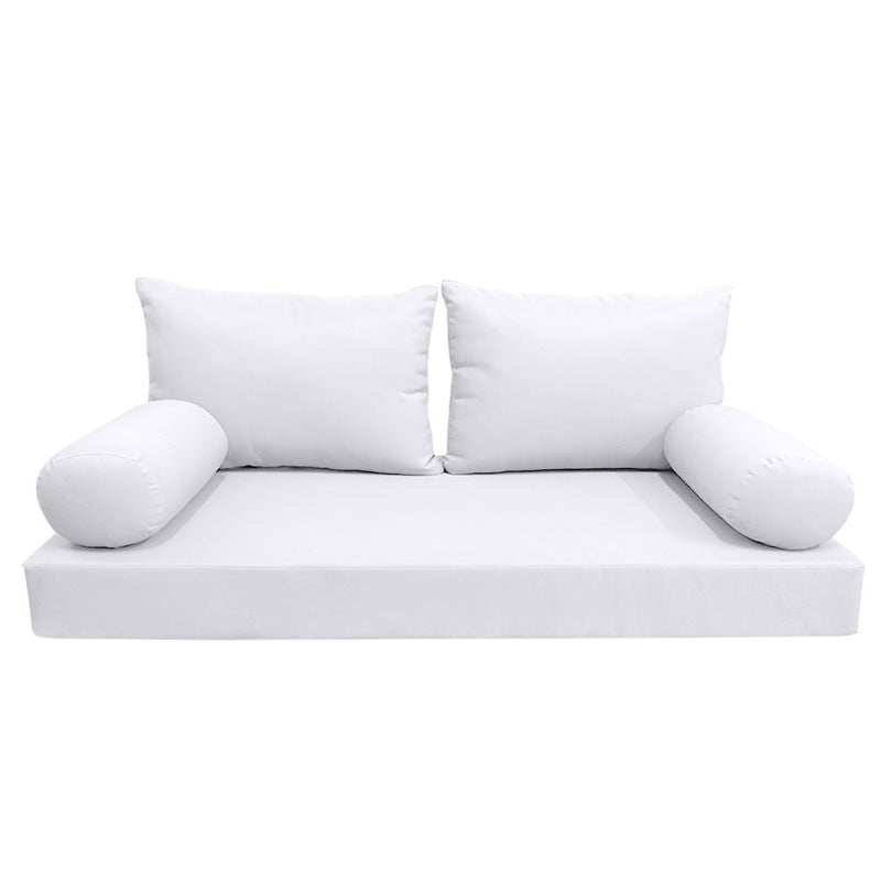 STYLE 2 QUEEN SIZE Outdoor Daybed Mattress Bolster Backrest Cushion |COVERS ONLY|