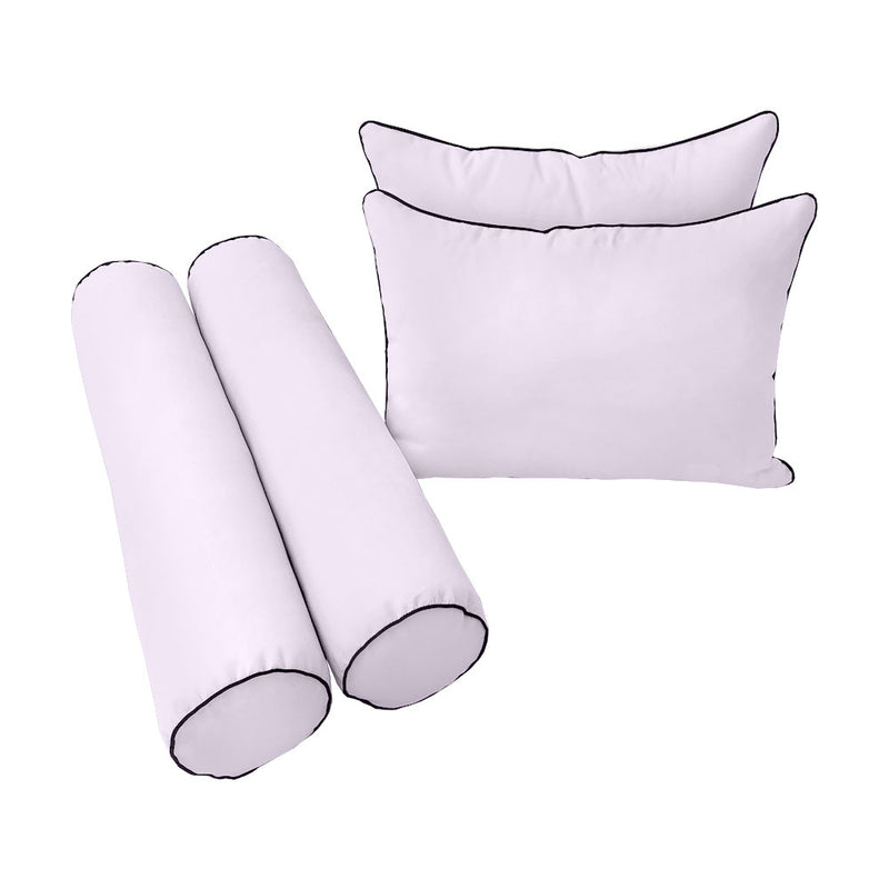 STYLE 4 - QUEEN SIZE Daybed Mattress Cushion Pillow Covers Inserts COMPLETE SET