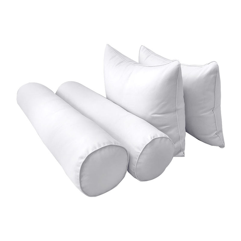 STYLE 4 - QUEEN SIZE Daybed Mattress Cushion Pillow Covers Inserts COMPLETE SET