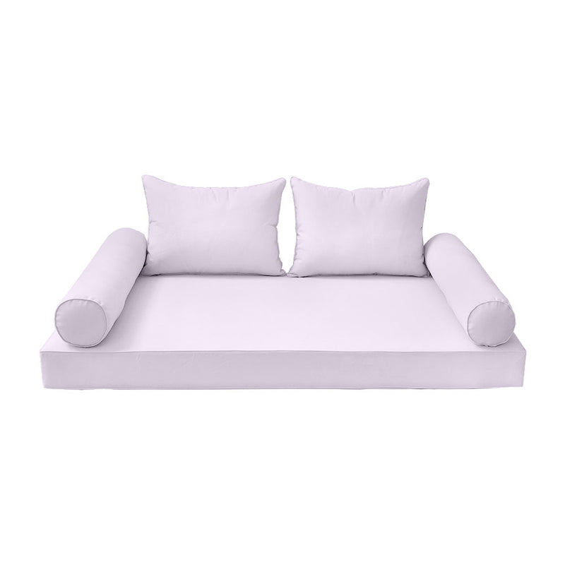 STYLE4 QUEEN SIZE Outdoor Daybed Mattress Bolster Backrest Cushion |COVERS ONLY|