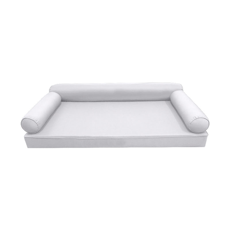 STYLE 6 QUEEN SIZE Outdoor Daybed Mattress Bolster Cushion Pillow |COVERS ONLY|