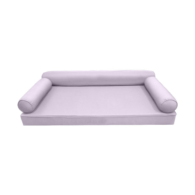 STYLE 6 QUEEN SIZE Outdoor Daybed Mattress Bolster Cushion Pillow |COVERS ONLY|