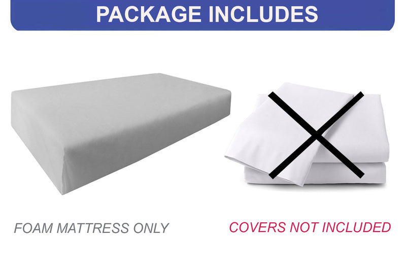 Twin-XL Size 80x39x6 Outdoor Foam Daybed Mattress High Density 1.8 PCF Medium Firm