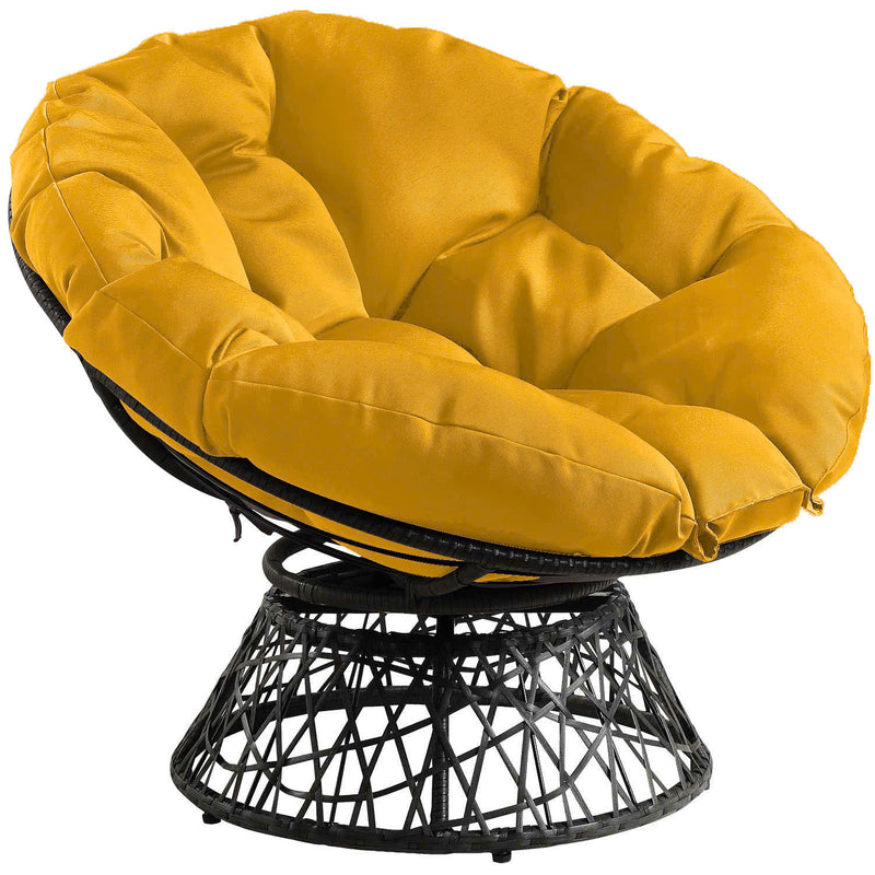 6" Thickness Round Papasan Yoga Meditation Cushion Pillow Swing Chair Outdoor/Indoor