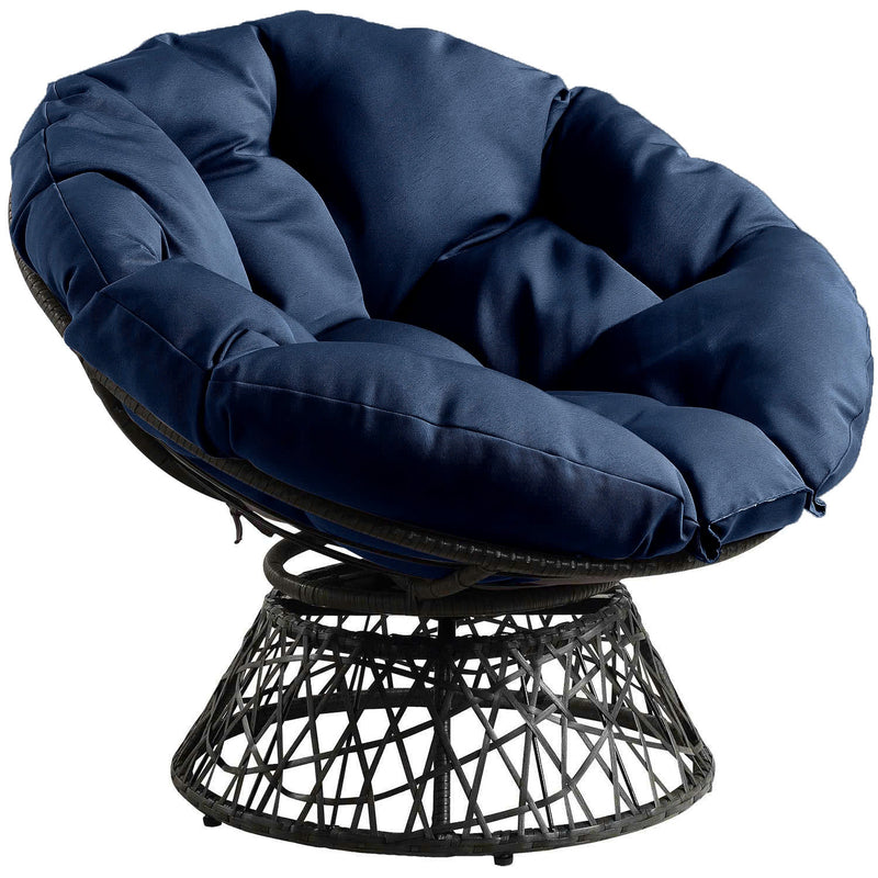 6" Thickness Round Papasan Yoga Meditation Cushion Pillow Swing Chair Outdoor/Indoor