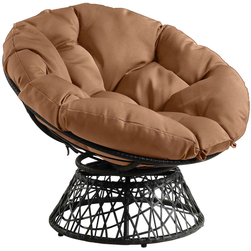 6" Thickness Round Papasan Yoga Meditation Cushion Pillow Swing Chair Outdoor/Indoor