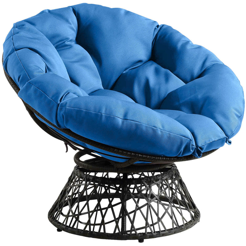 6" Thickness Round Papasan Yoga Meditation Cushion Pillow Swing Chair Outdoor/Indoor