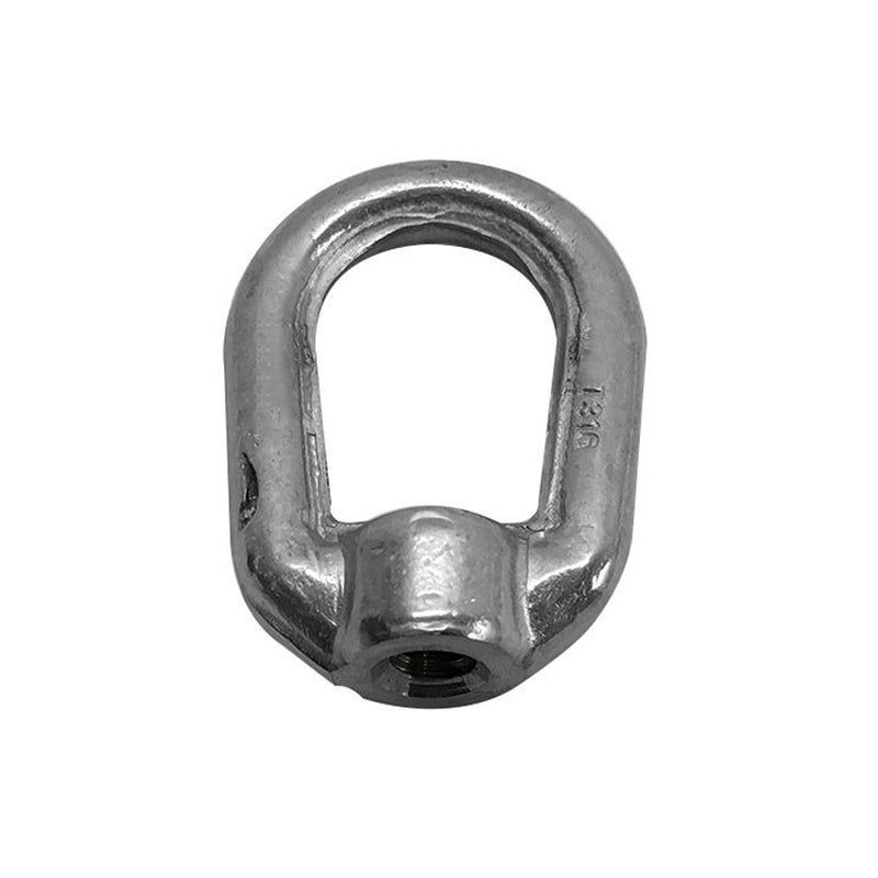 Stainless Steel T316 Forged Style Lifting Eye Nut 1/4", 5/16", 3/8", 1/2", 5/8", 3/4"