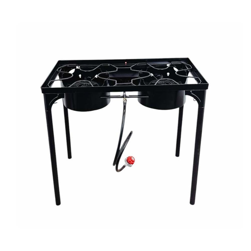 Auto Ignition Double Portable Propane High Pressure Camp Stove Burner