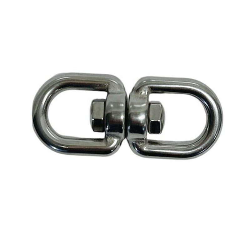 Stainless Steel 3/8" EYE EYE Swivel Marine Mooring SS-316 - 1500 lbs