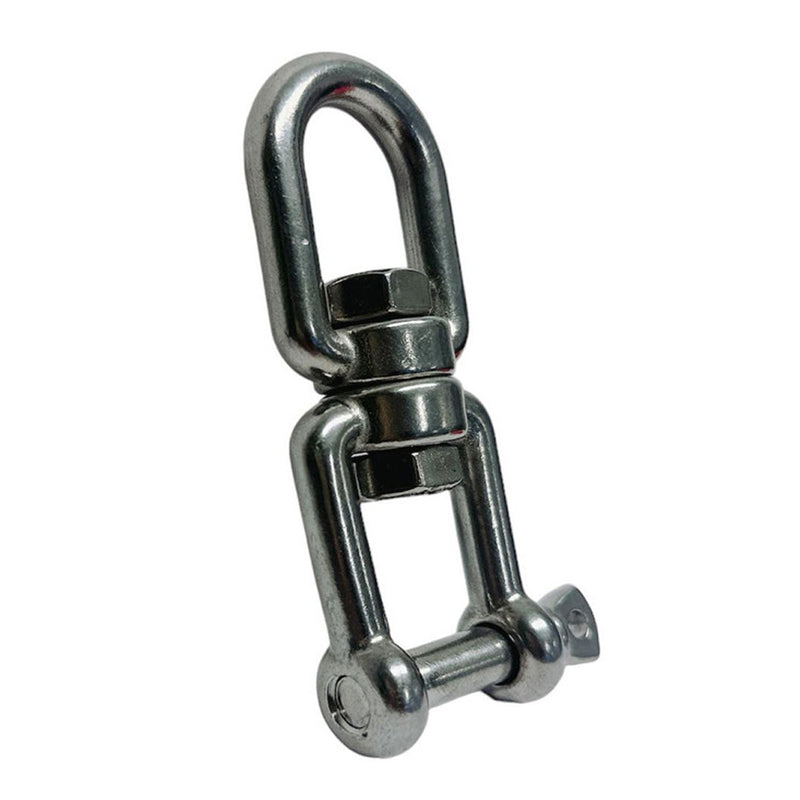 Stainless Steel 1/4" JAW EYE Swivel Marine Mooring SS-316 - 600 lbs