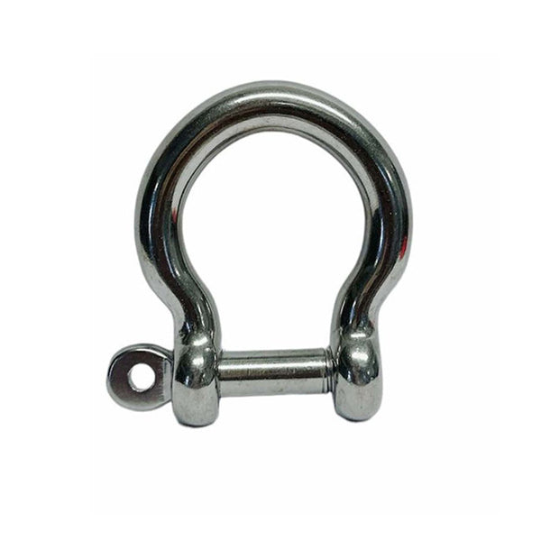 1 PC Stainless Steel 1/2" Rigging Bow Shackle CAPTIVE PIN Anchor Marine Boat Paracord