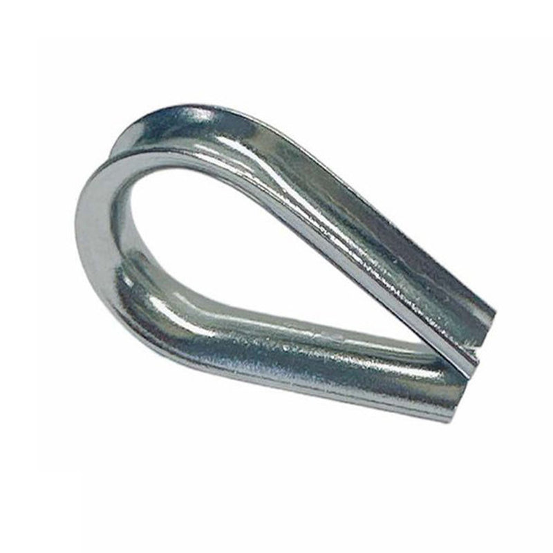 10 Pc 1/8" Light Duty Stainless Steel 316 Marine Wire Rope Chain THIMBLE Boat