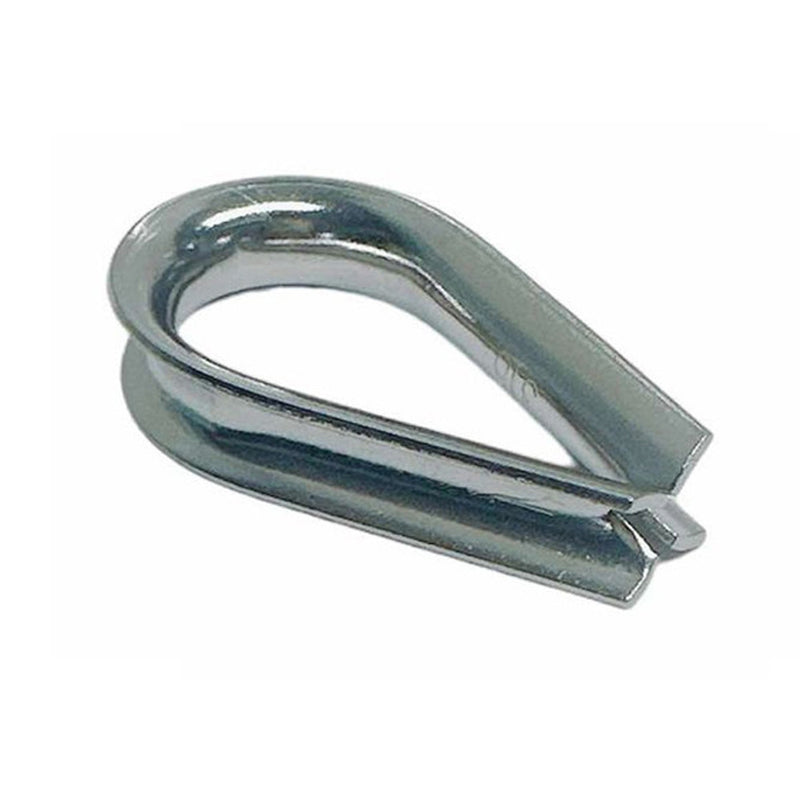 10 Pc 1/8" Light Duty Stainless Steel 316 Marine Wire Rope Chain THIMBLE Boat