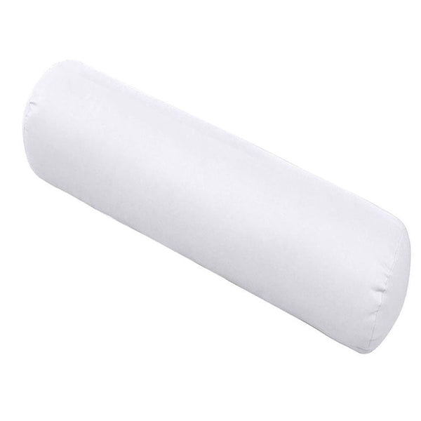 |COVER ONLY| Knife Edge Medium Size 24x6 Outdoor Bolster Pillow Water Repellent Decorative Bolster Pillow for Porch Swing Couch Sofa Cushion Patio Furniture AD105