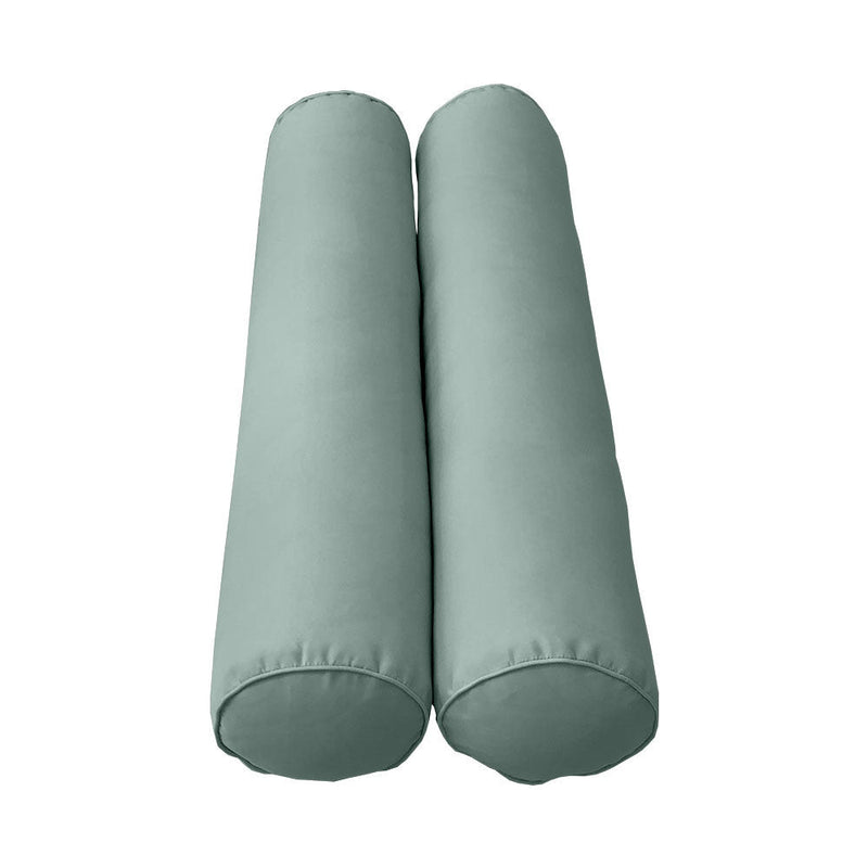 Style4 Twin-XL Size 5PC Pipe Outdoor Daybed Mattress Cushion Bolster Pillow Slip Cover Complete Set AD002