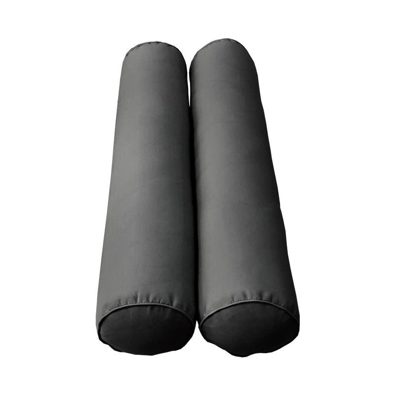 Style4 Twin-XL Size 5PC Pipe Outdoor Daybed Mattress Cushion Bolster Pillow Slip Cover Complete Set AD003