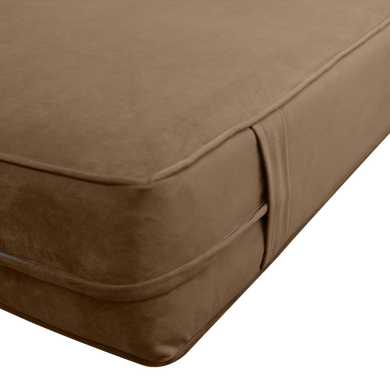 Same Pipe 8" FULL 75x54x8 Velvet Indoor Daybed Mattress |COVER ONLY|-AD308