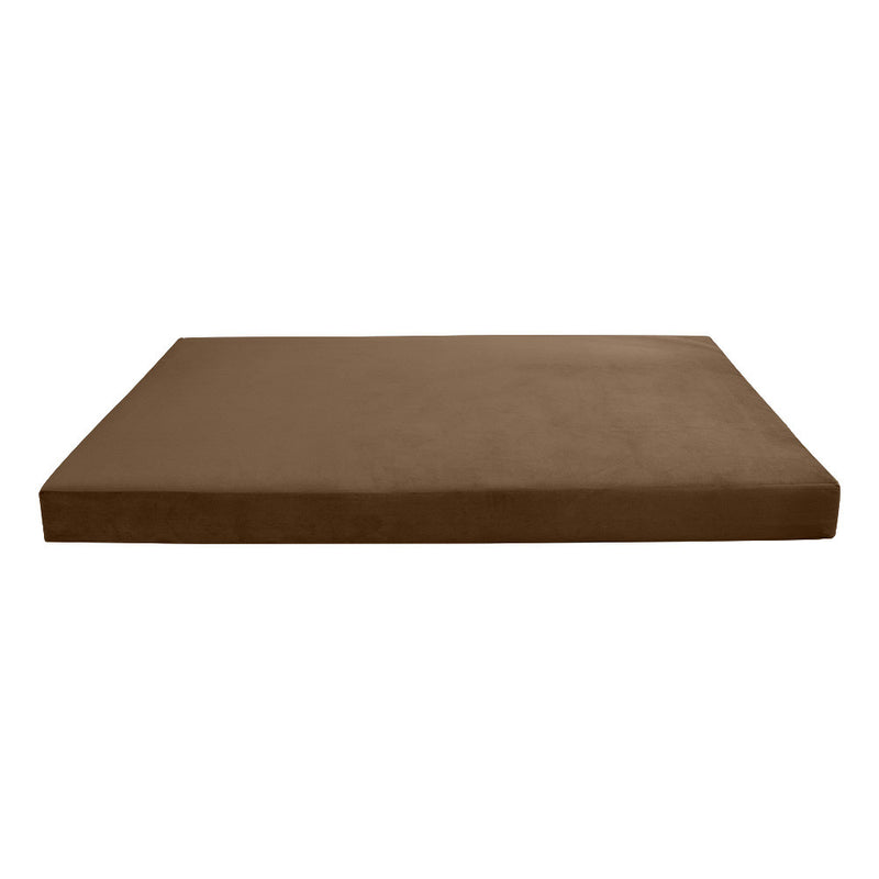 STYLE V3 Full Velvet Knife Edge Indoor Daybed Mattress Pillow |COVER ONLY| AD308