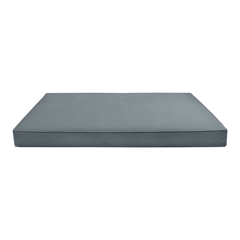 STYLE V3 TwinXL Velvet Pipe Trim Indoor Daybed Mattress Pillow |COVER ONLY|AD347