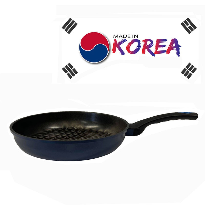 12'' 3D Diamond Coating Non-Stick Frying Pan Kitchen Cookware Cooking Pan