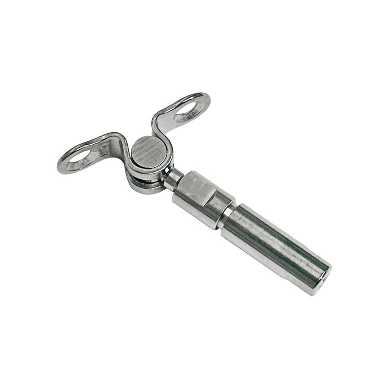 Marine Boat Stainless Steel Swageless Deck Toggle For 1/8",3/16" Cable Wire Rope