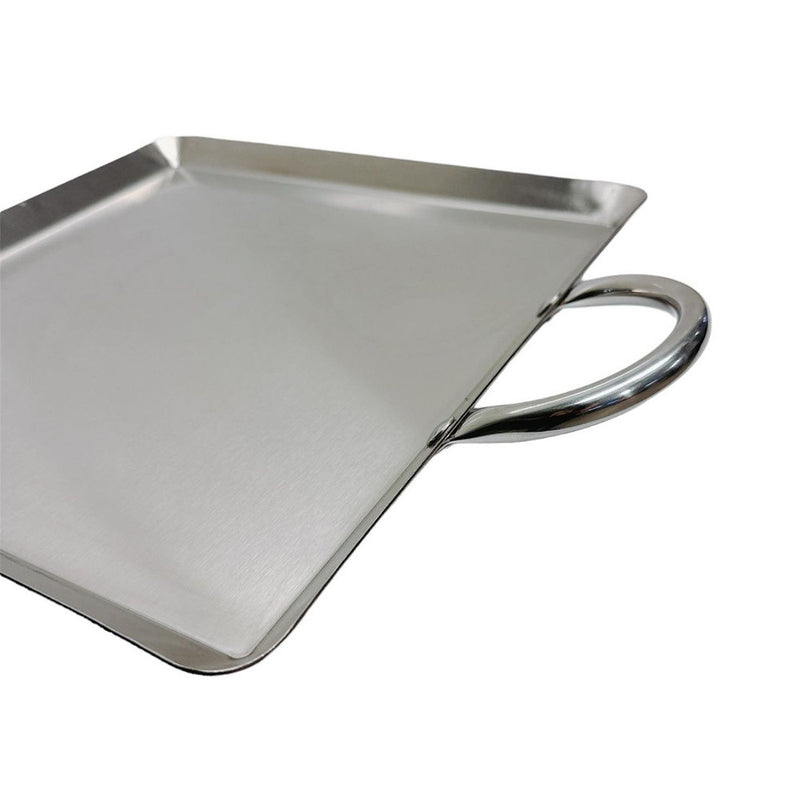 12" Stainless Steel Square Tortilla Warmer Serving Tray Cookware Flat Pan