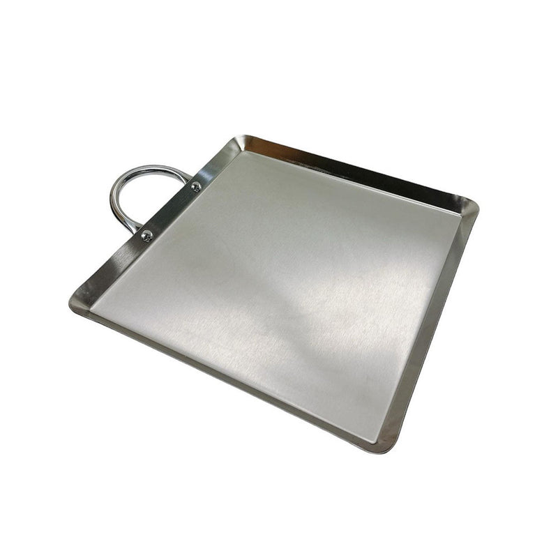 12" Stainless Steel Square Tortilla Warmer Serving Tray Cookware Flat Pan