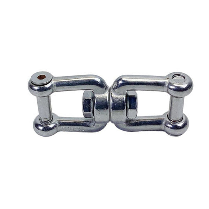 4 Pcs Stainless Steel 1/4" JAW JAW Swivel Shackle Anchor Connector Flush Pin