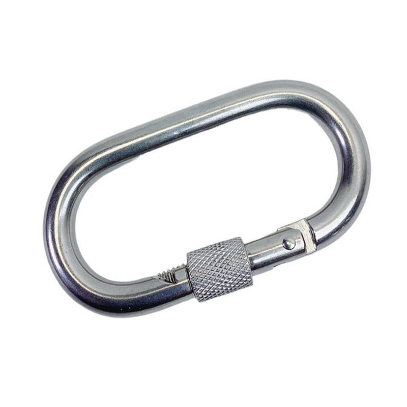 Marine Stainless Steel T316 Oval Snap Spring Hook With Lock Nut