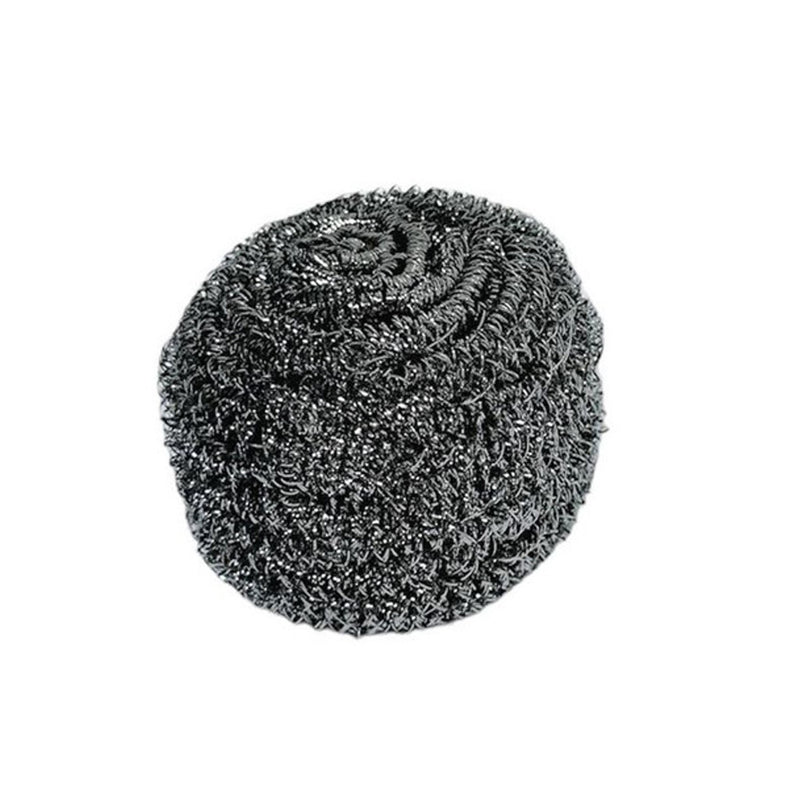 6 Pc HD Stainless Steel Scourer Commercial Quality Scrubber 50g Scouring Sponge