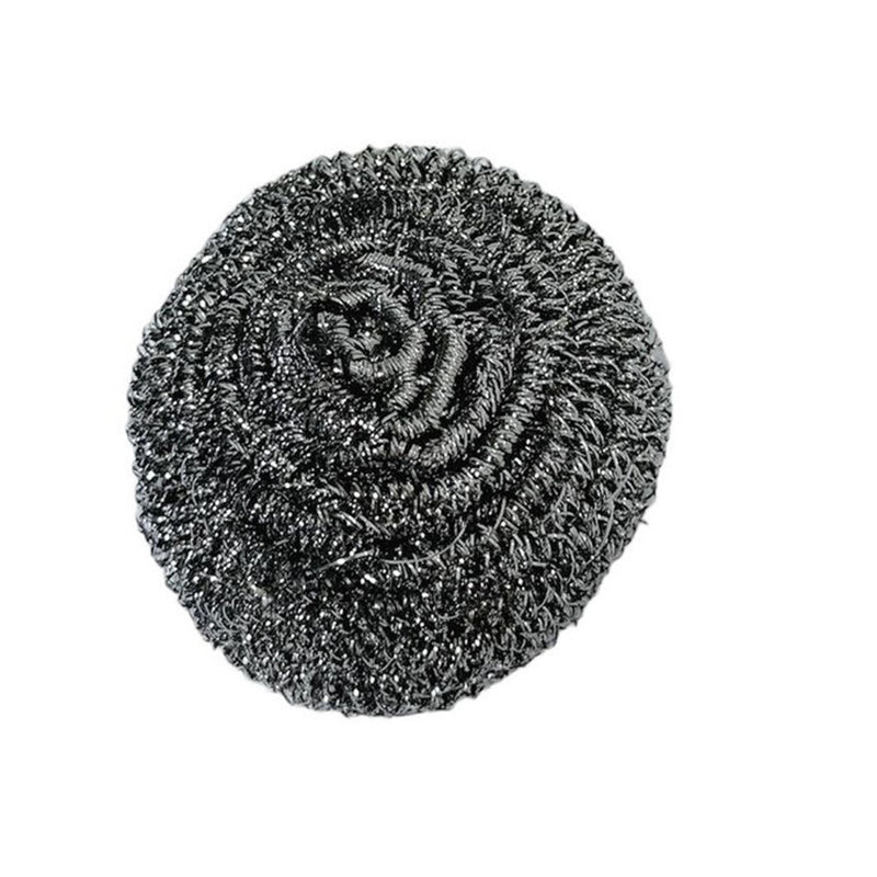 6 Pc HD Stainless Steel Scourer Commercial Quality Scrubber 50g Scouring Sponge