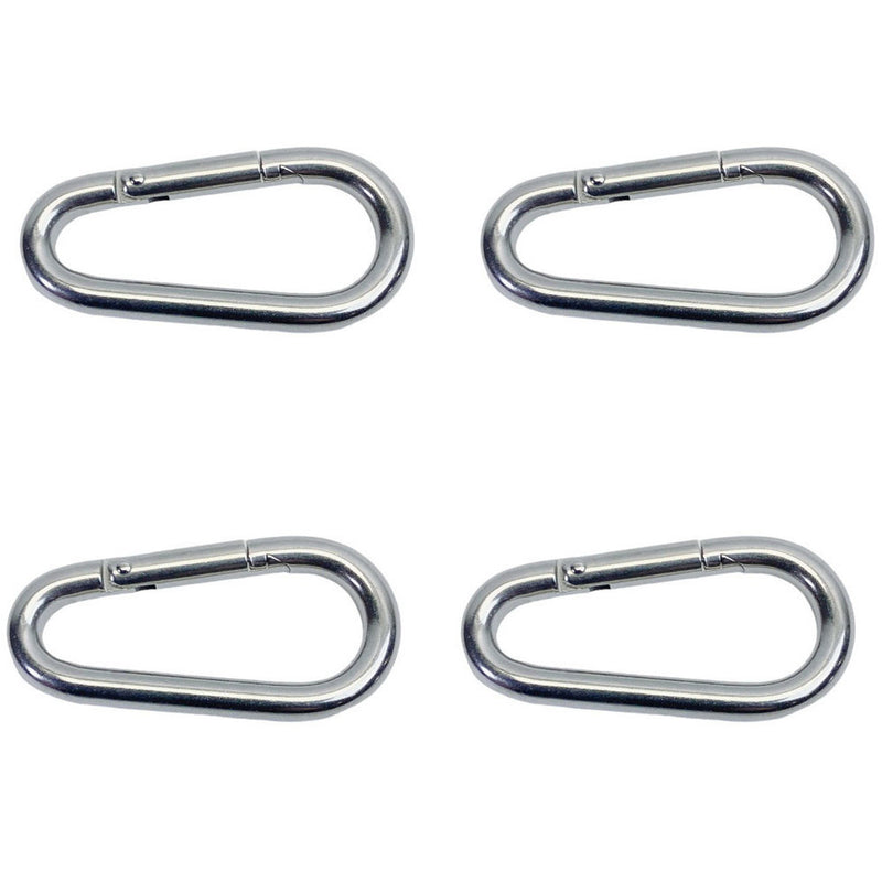 4 Pcs Marine Stainless Steel 5/16" Pear Shape Snap Hook Rigging Lift 250 Lbs WLL