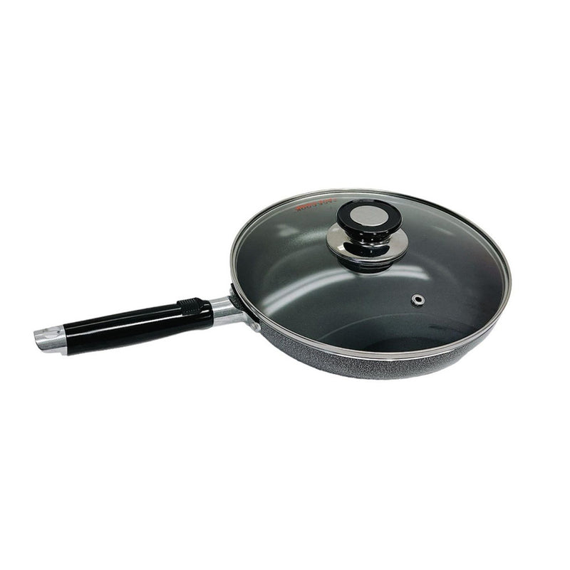 10" (26CM) Non-Stick Coating Frying Pan With Lid Cooking Pot Cookware Kitchen