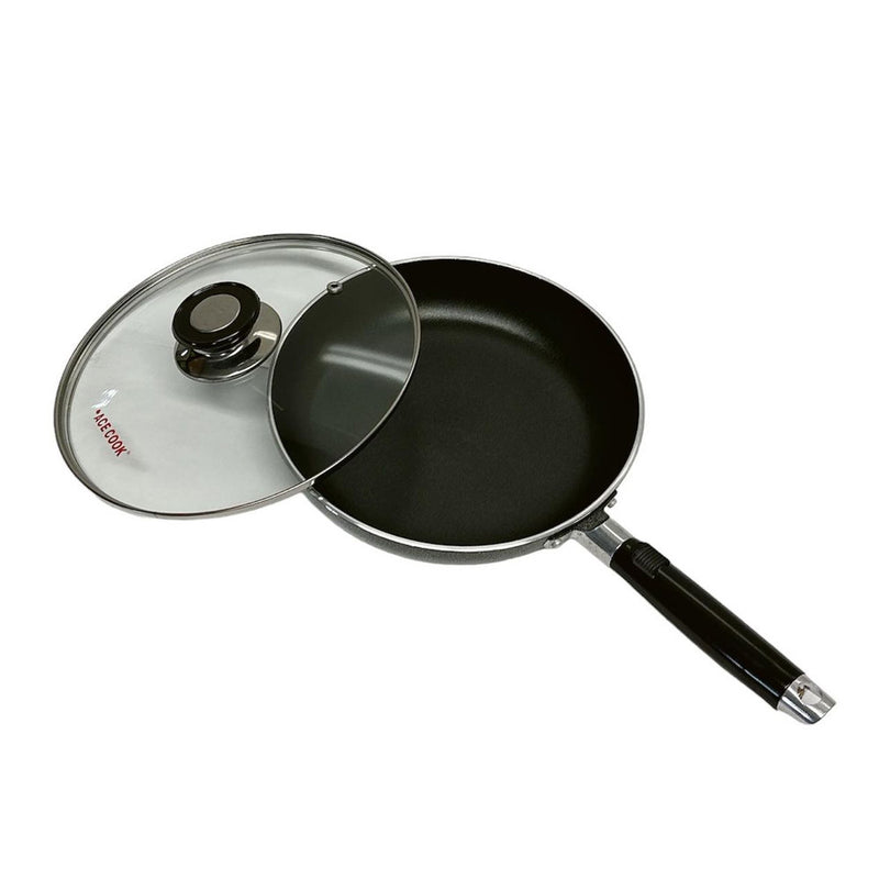 10" (26CM) Non-Stick Coating Frying Pan With Lid Cooking Pot Cookware Kitchen