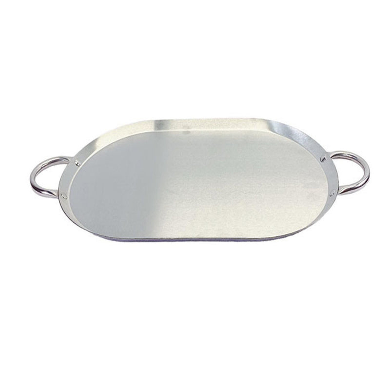 21" x 13" Stainless Steel Oval Tortilla Warmer Serving Tray Kitchen Supply