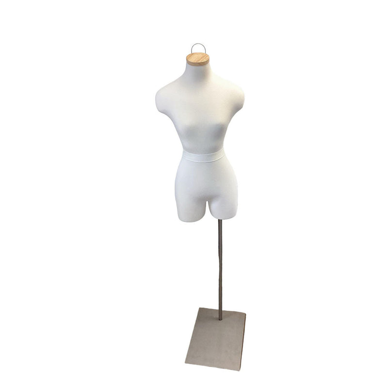 Hanging Form Half Legs Female Mannequin With Stand Torso Dress Form Neckblock