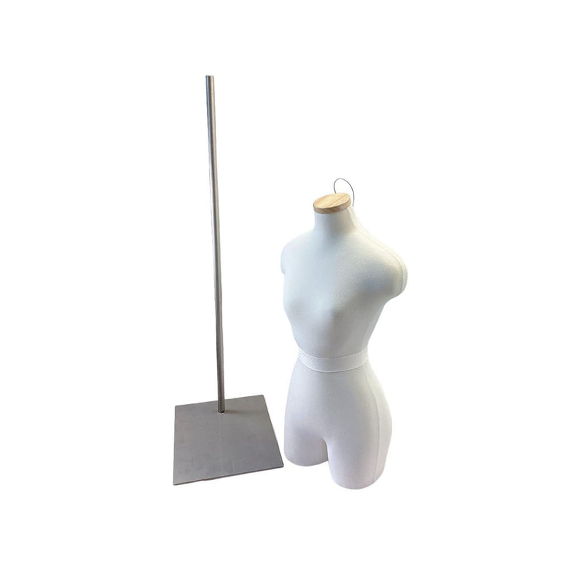 Hanging Form Half Legs Female Mannequin With Stand Torso Dress Form Neckblock