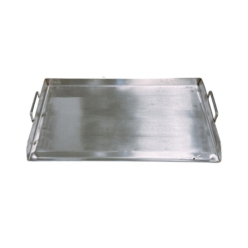 35" Stainless Steel Flat Top Griddle Plancha Double Burner W/ Reinforce Plate