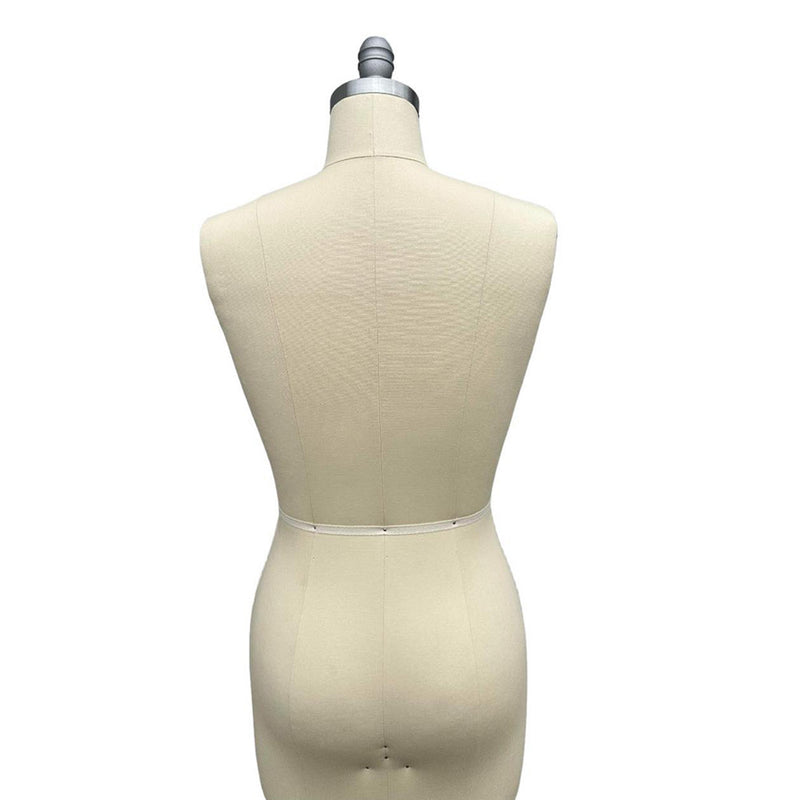 Sz 4 Half Body Female Professional Dress Form w/ Collapsible Shoulder Mannequin