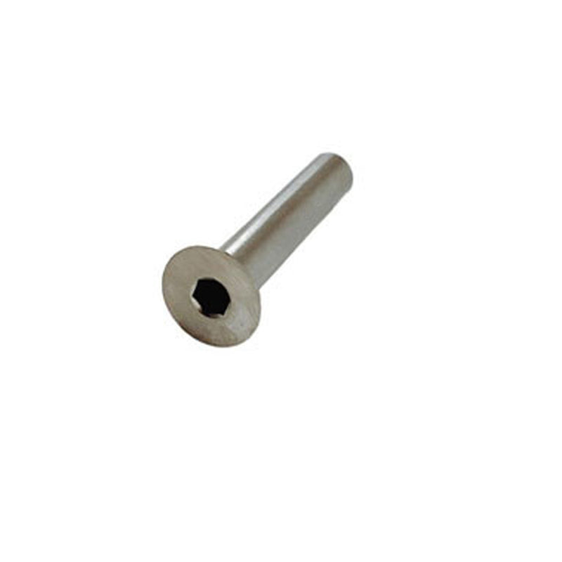 Stainless Steel 1/4" Slimeline Countersink Head Receiver Swageless Terminal