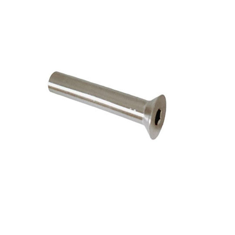 Stainless Steel 1/4" Slimeline Countersink Head Receiver Swageless Terminal