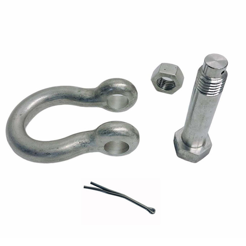 Marine T316 Stainless Steel Drop Forged Bolt Pin Anchor Shackle