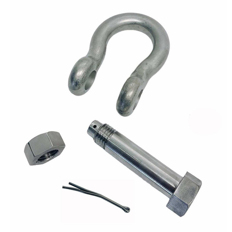 Marine T316 Stainless Steel Drop Forged 3/4" Bolt Pin Anchor Shackle 6000 Lb WLL